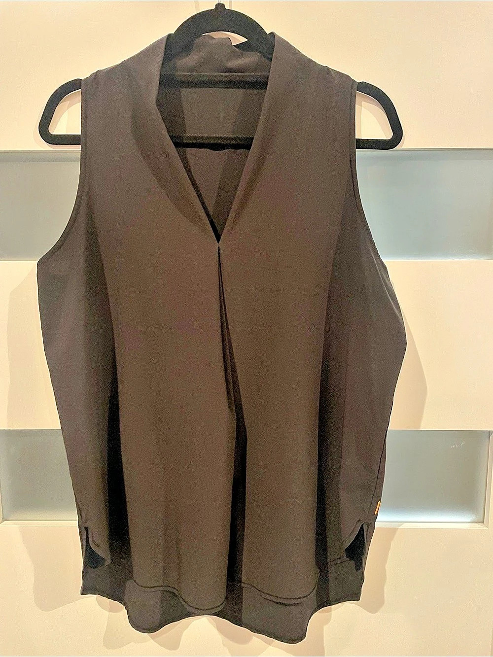 Lucy Black Sleeveless Blouse